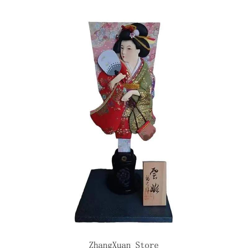 Japanese Hagoita Decorative Figure Statue