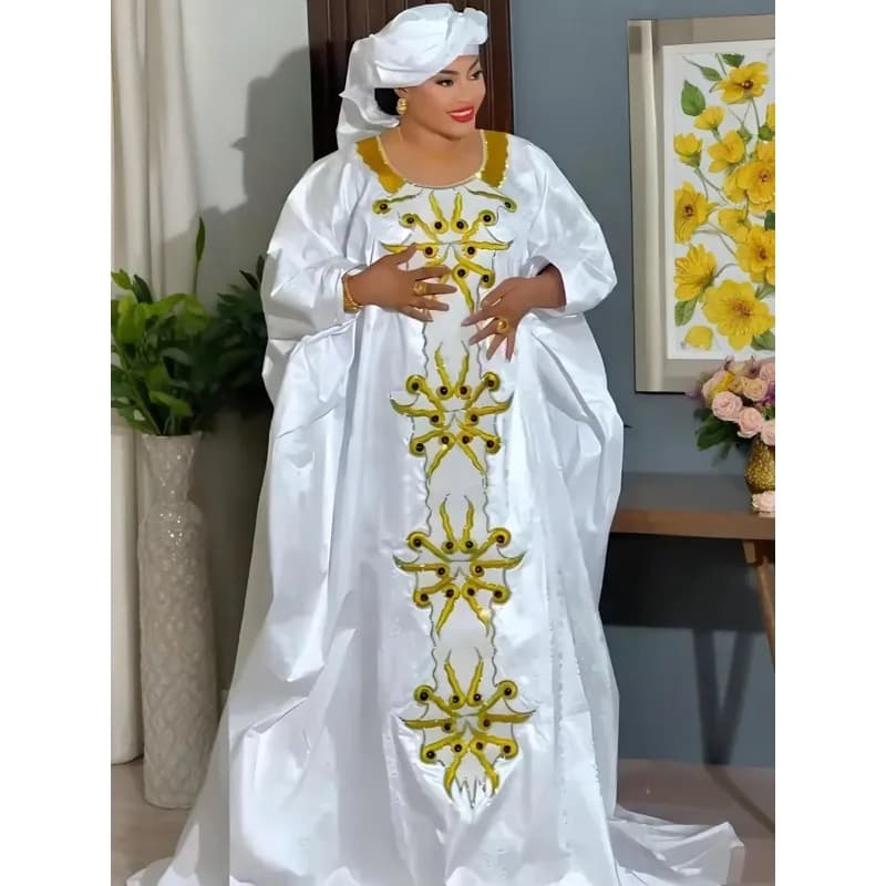 African Dashiki Maxi Dress
