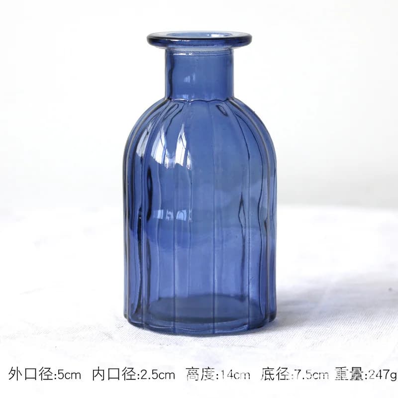 Glass Flower Vase for Table Decor