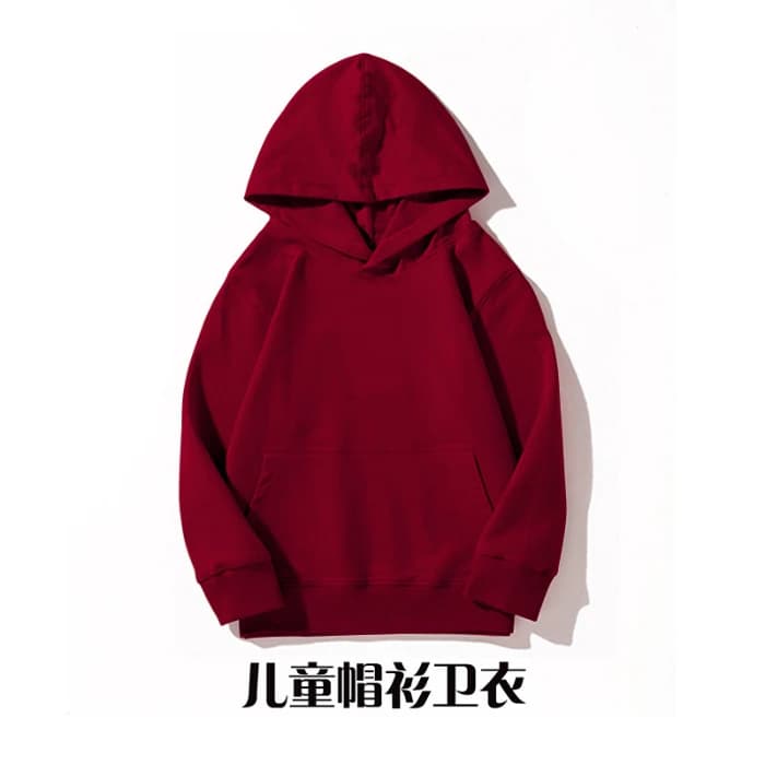 Kids Hoodie Sweatshirt Long Sleeve White