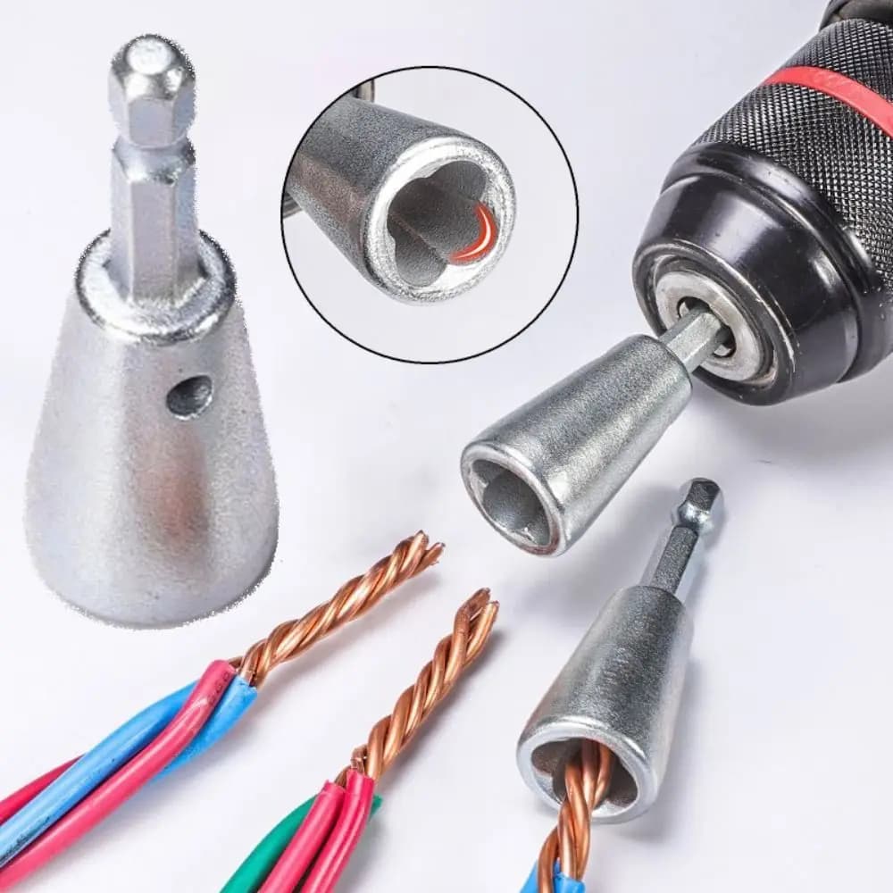 Drill-Powered Wire Twister Tool