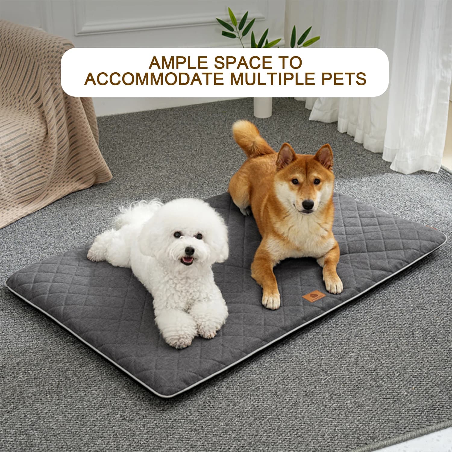 Winter Dog Bed Mat for Medium Large Dogs