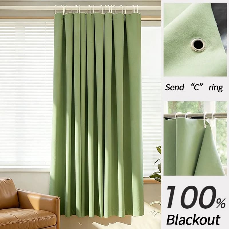 Blackout Window Curtains Rod Pocket