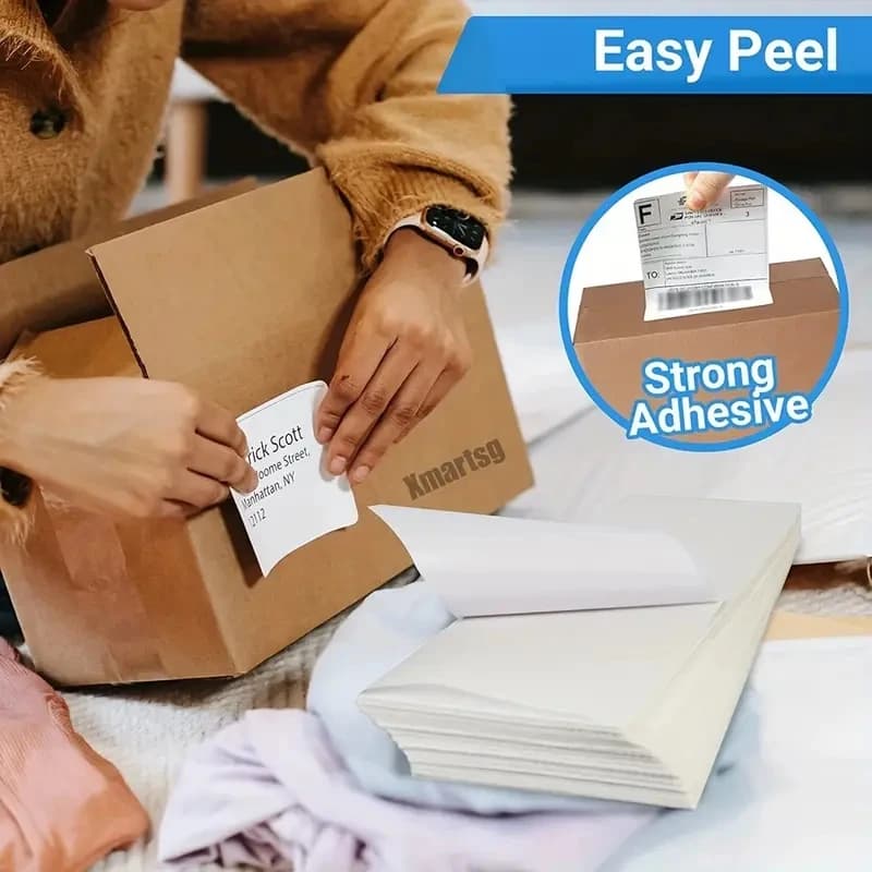 4x6 Thermal Shipping Labels White