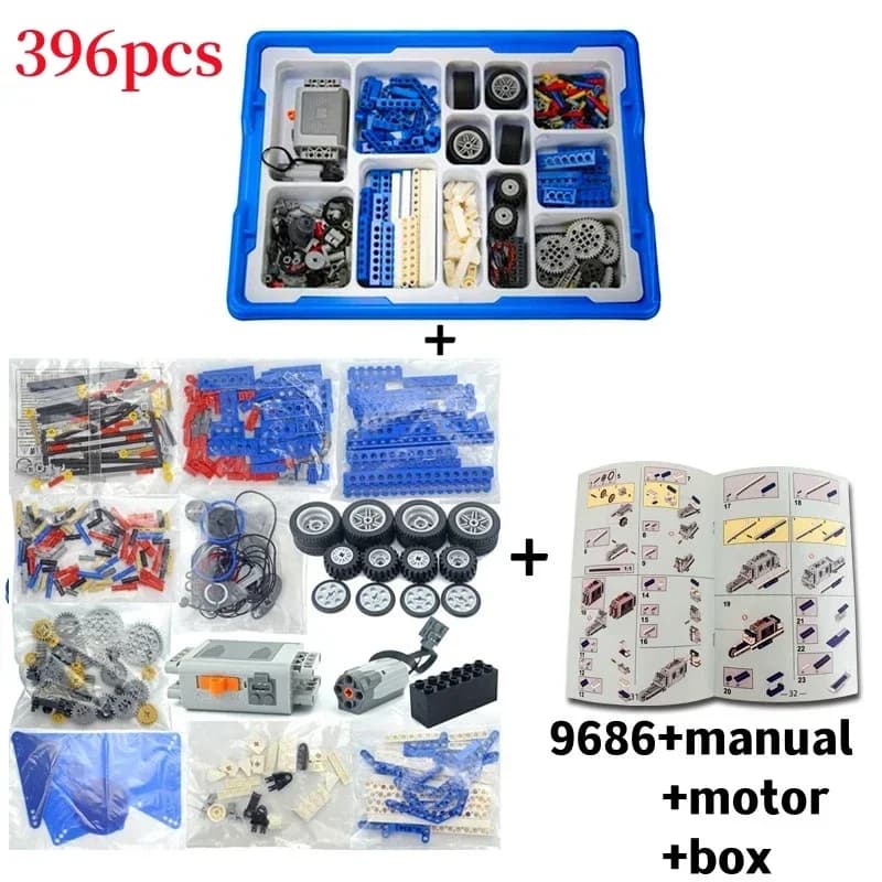 Technical STEM Building Set with Creative MOC Bricks