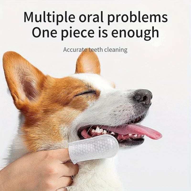 Disposable Pet Finger Wipes