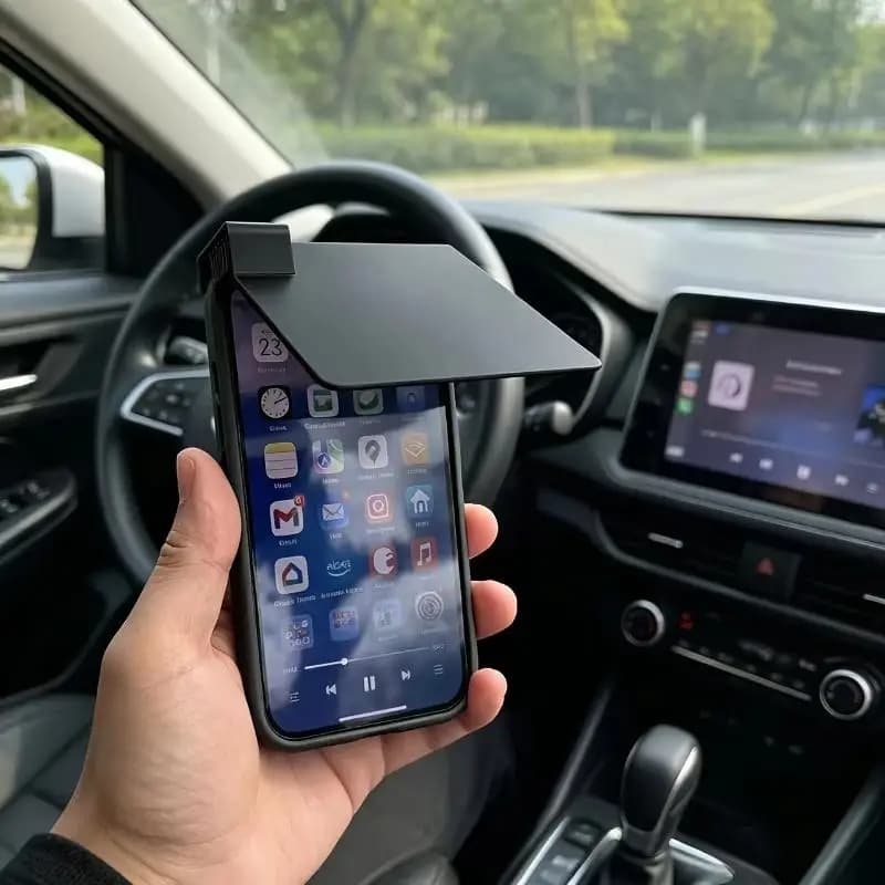 1Pcs Mobile Phone Accessories Enhances Screen Visibility In Strong Light Reduce Sunlight Reflection Mobile Phone Sunshade