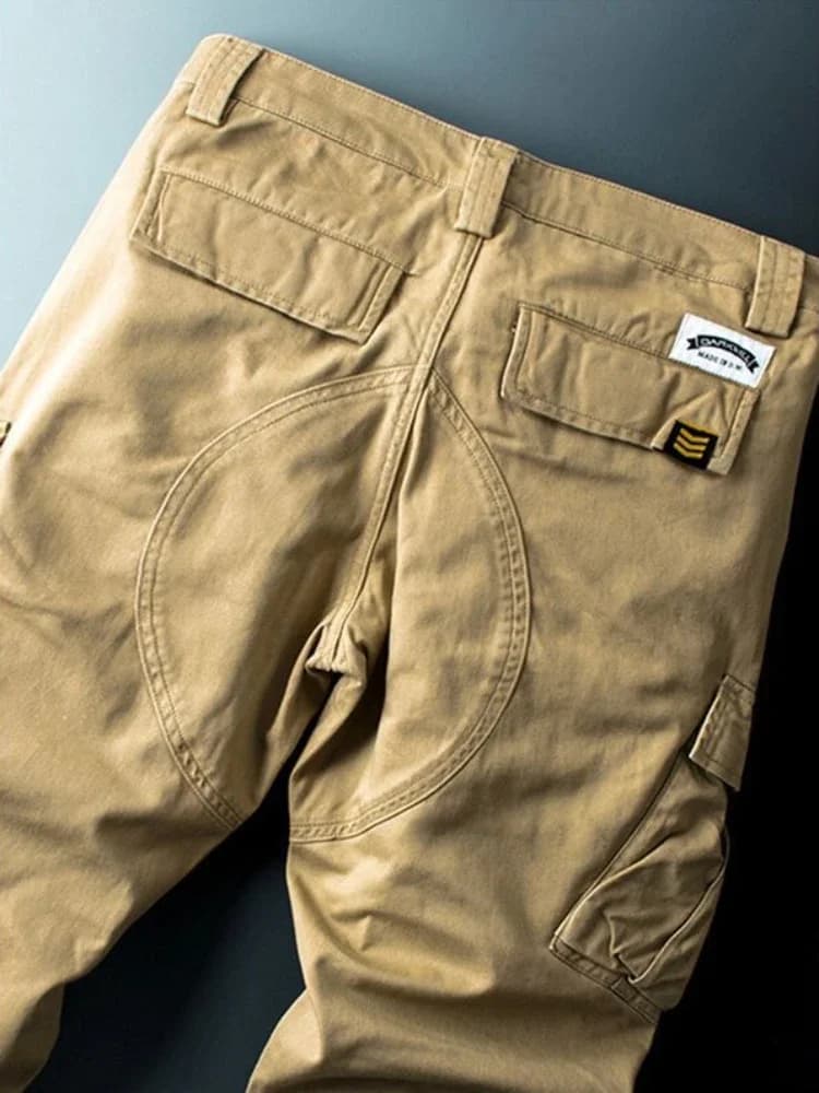 Men's Khaki Cargo Hiking Pants