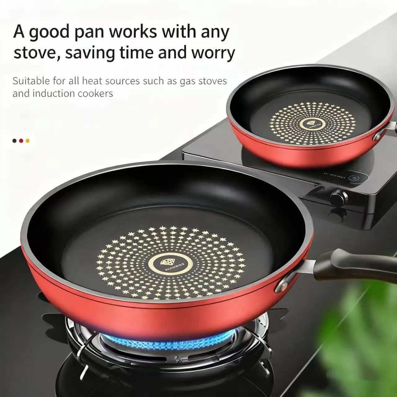 Non-Stick Frying Pan with Even Heat Distribution