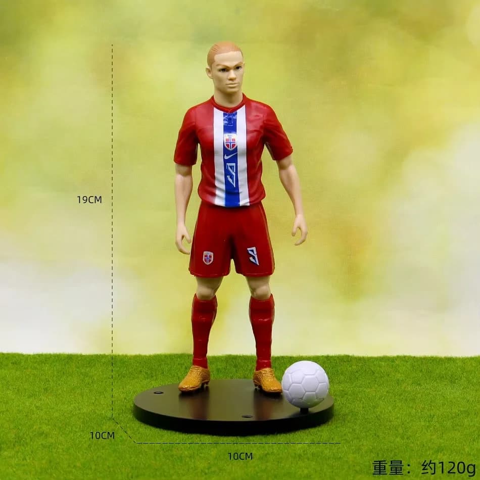 Soccer Player Action Figure with Base and Ball