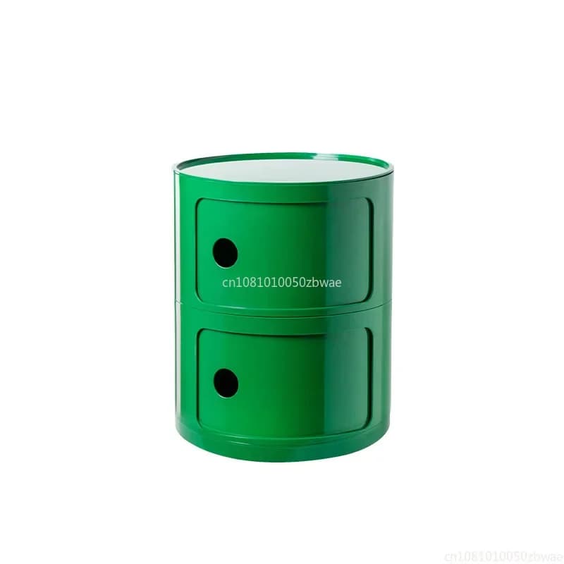 Nightstands Modular Bedside Table Round Large-capacity Storage Bedside Small Cabinet Bedroom Simple Storage Narrow Side Cabinet