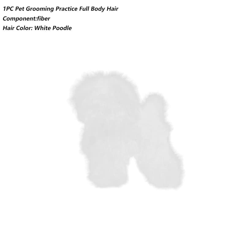 Pet Grooming Training Hair For Dog Model DIY Styling And Scissor Practice Tool B03D