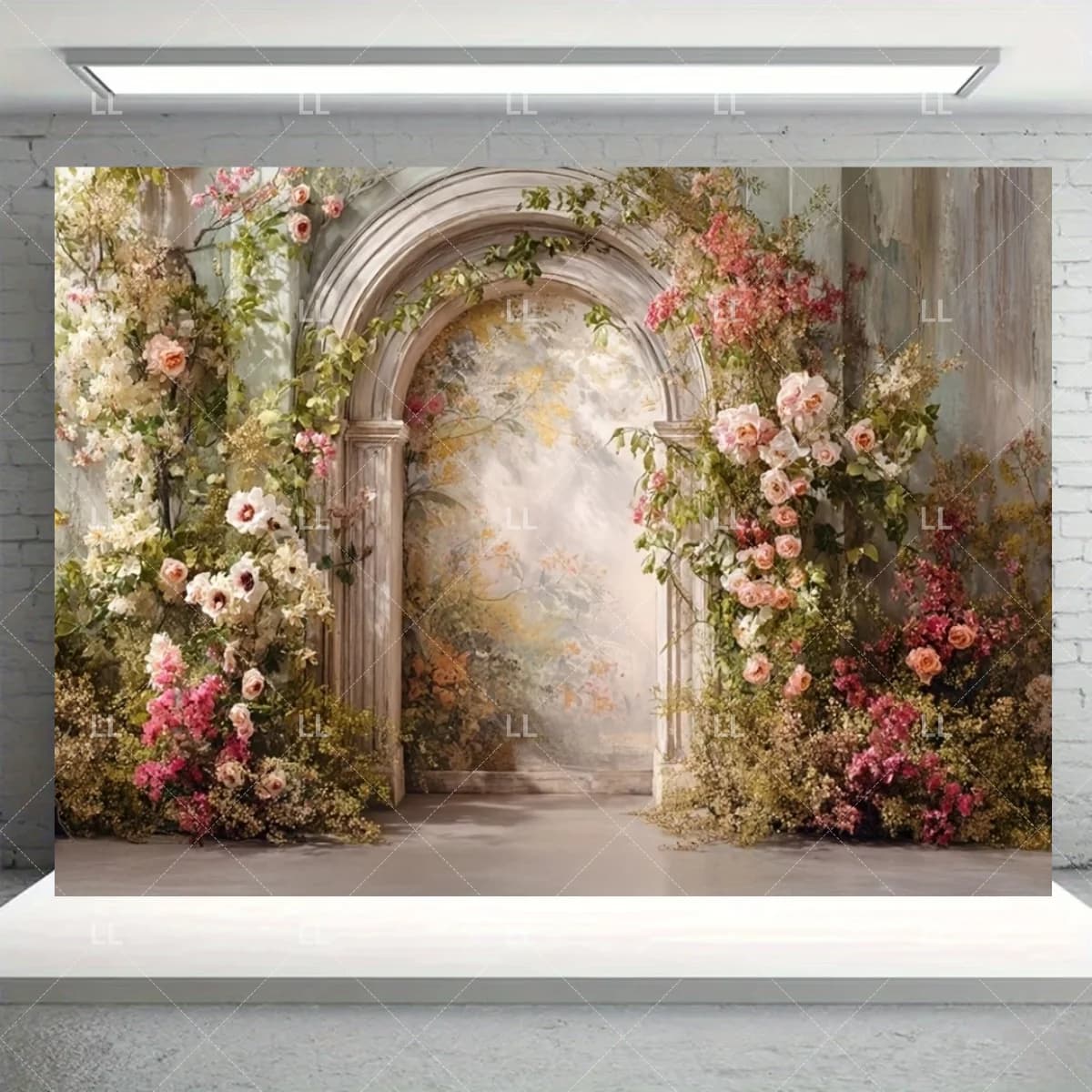 Wedding Flower Photo Backdrop
