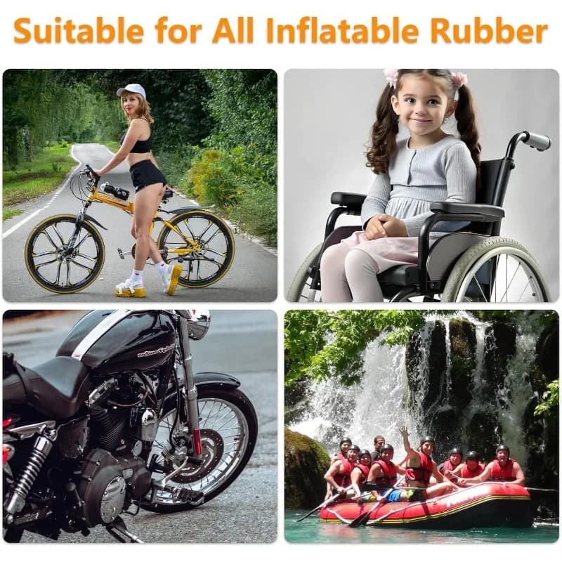 Bike Tire Repair Kit with Patches and Levers