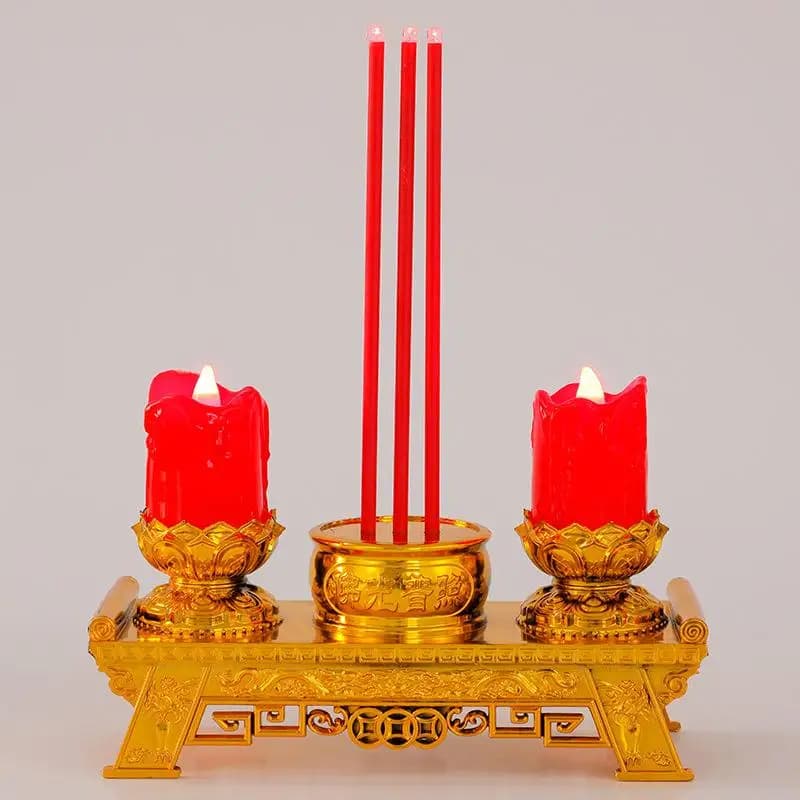 LED Prayer Candle with Swinging Wick