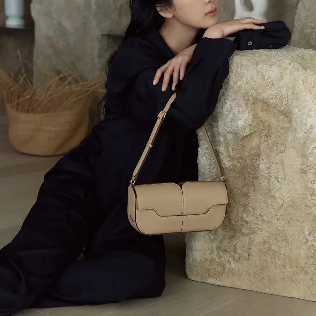 Handbags Purse Bag for Women Handbag Fashionable Cross-body Satchel Bag Simple for Commuting Cross-body Women's Bag
