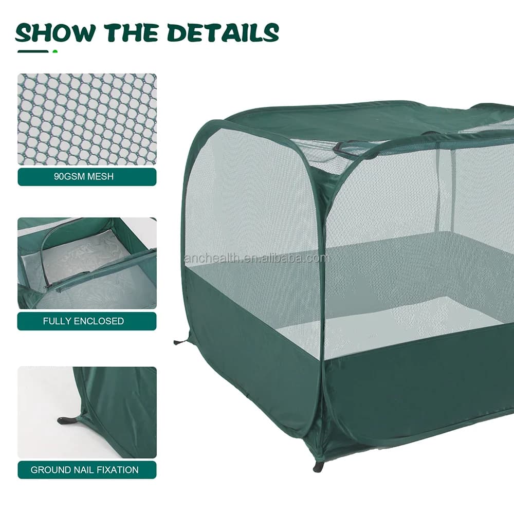 Portable Foldable Pet Playpen with Breathable Mesh