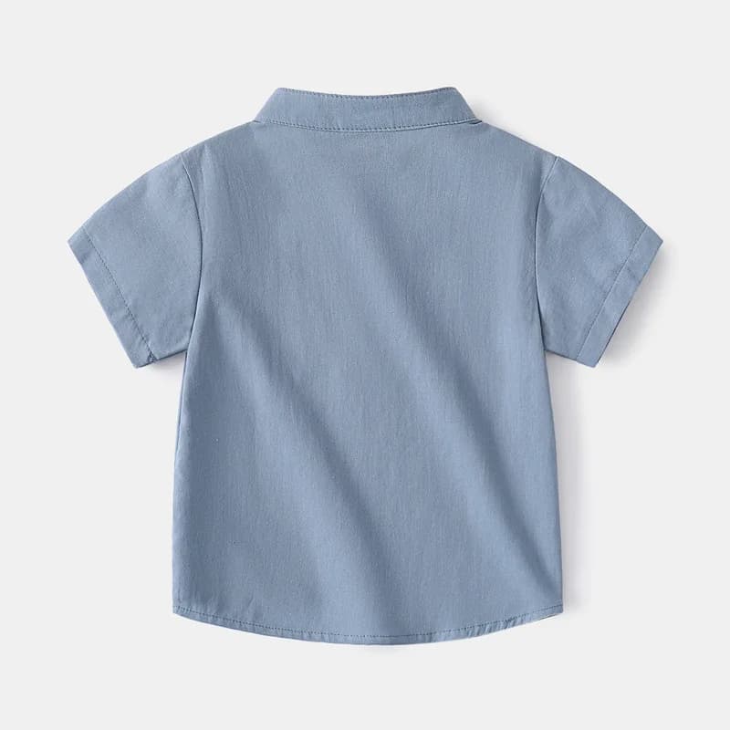 Kids Cotton Short Sleeve Shirt