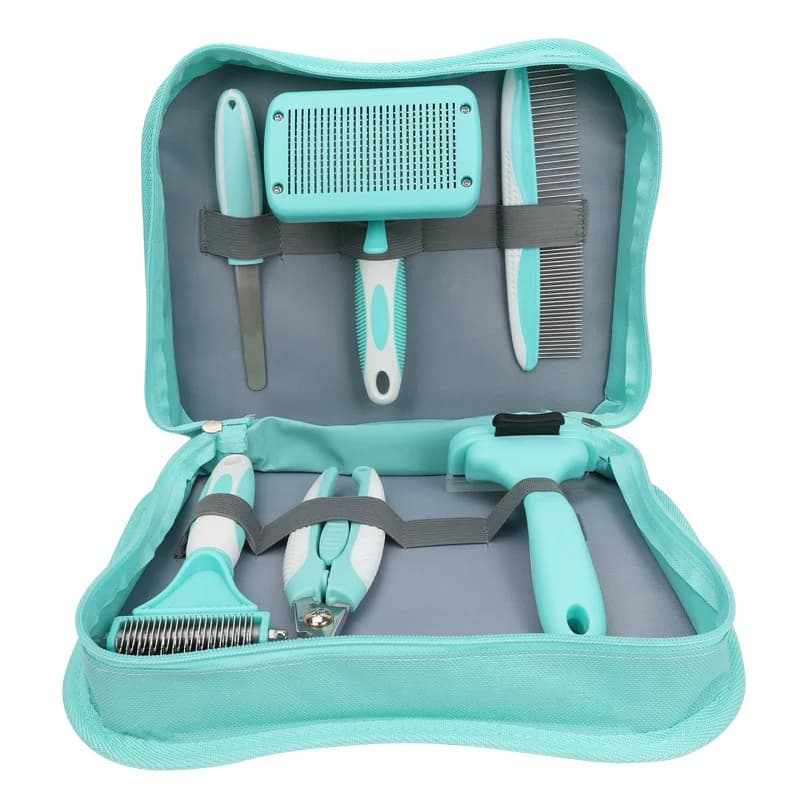 Dog Cat Grooming Kit 9-In-1 Tool Set