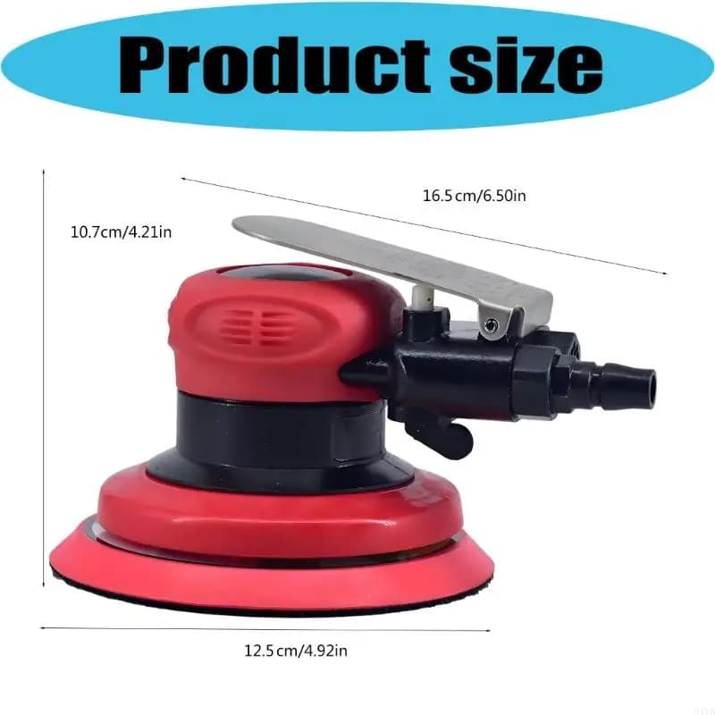 5 Inch Pneumatic Sander with Ergonomic Handle