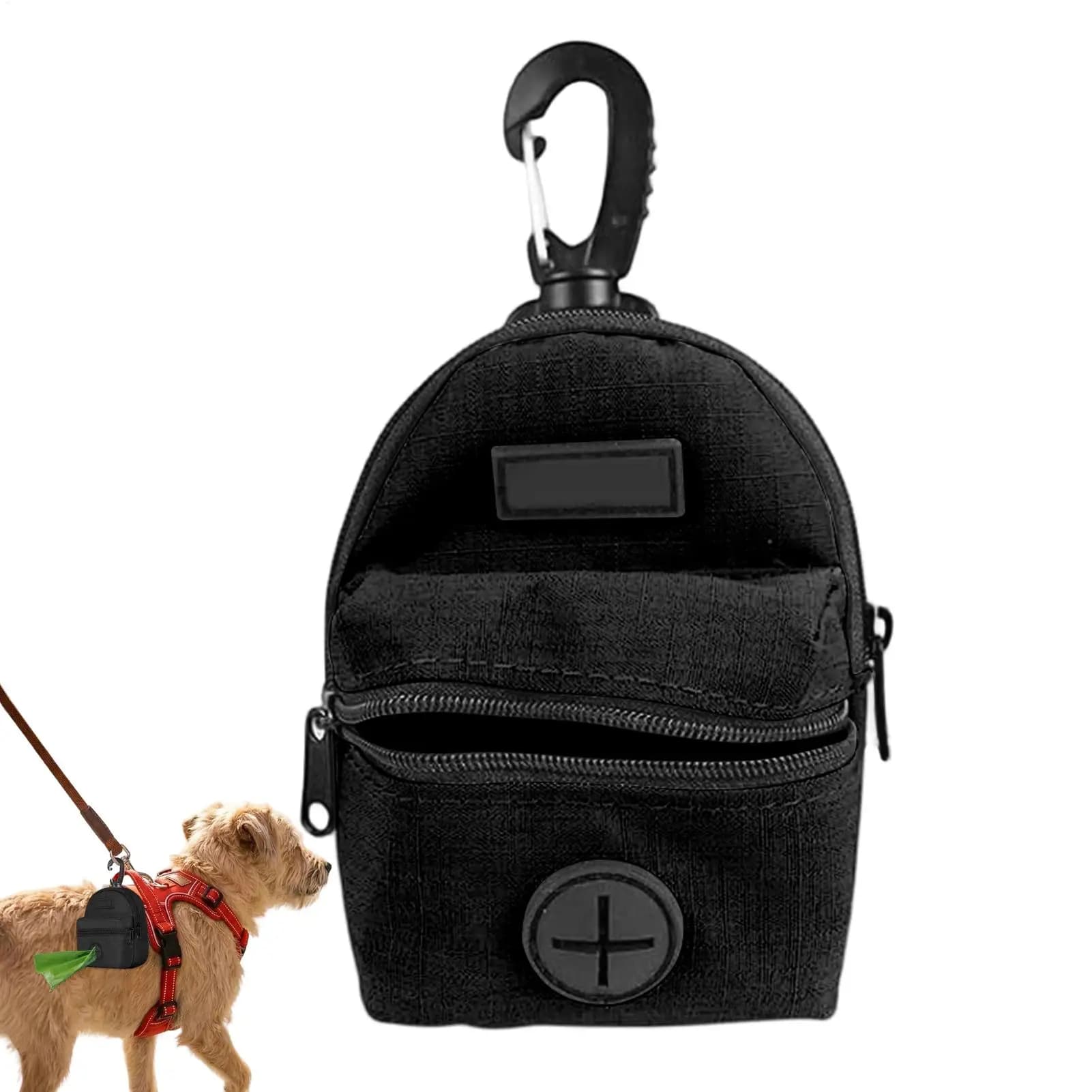 Dog Treat Pouch with Poop Bag Dispenser