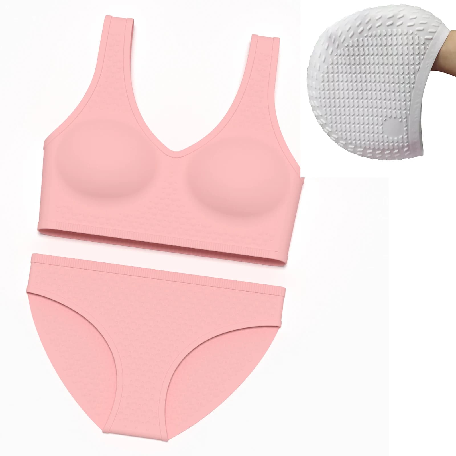 Women's Silicone Waterproof Swimwear Set