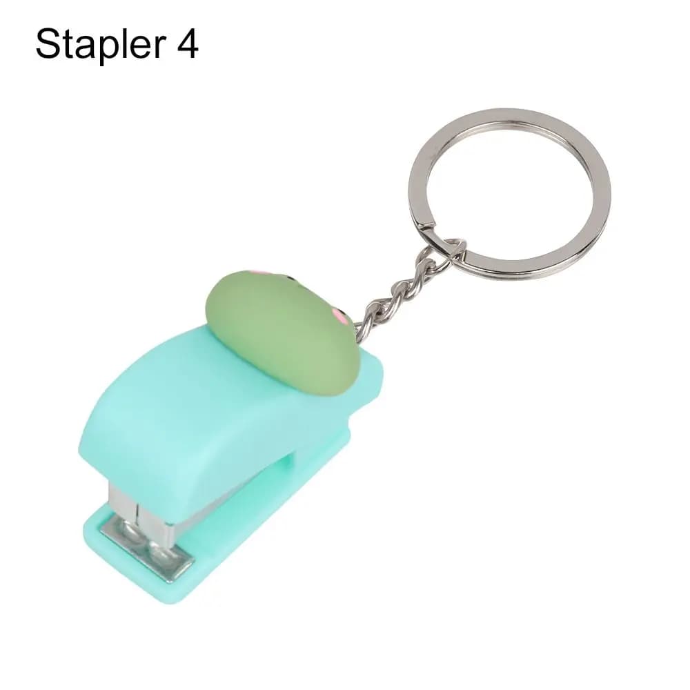 Mini Stapler with Document Clips and Paper Clips Set