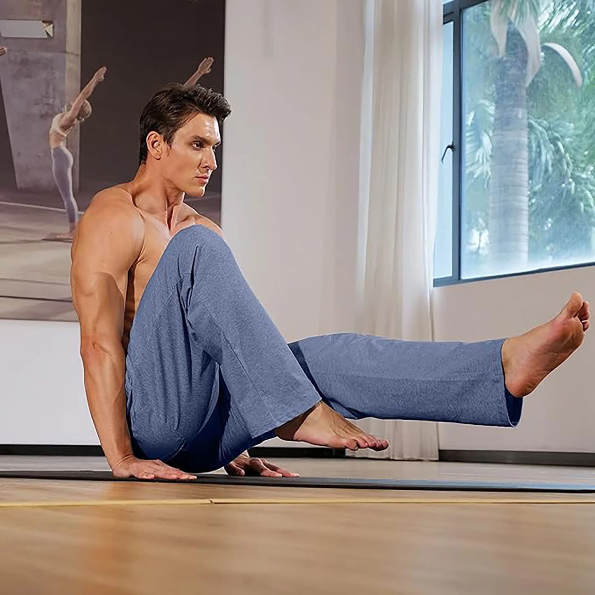 Men's Yoga Athletic Lounge Pants
