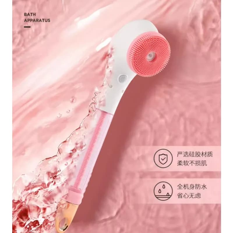 Electric Shower Brush with Soap Dispenser
