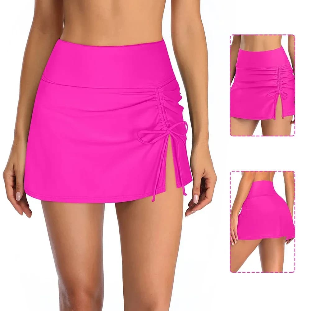 Womens Swim Skirt with Built-in Briefs