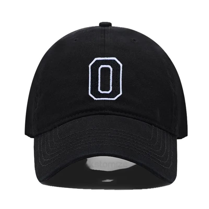 Embroidered Initial Baseball Cap