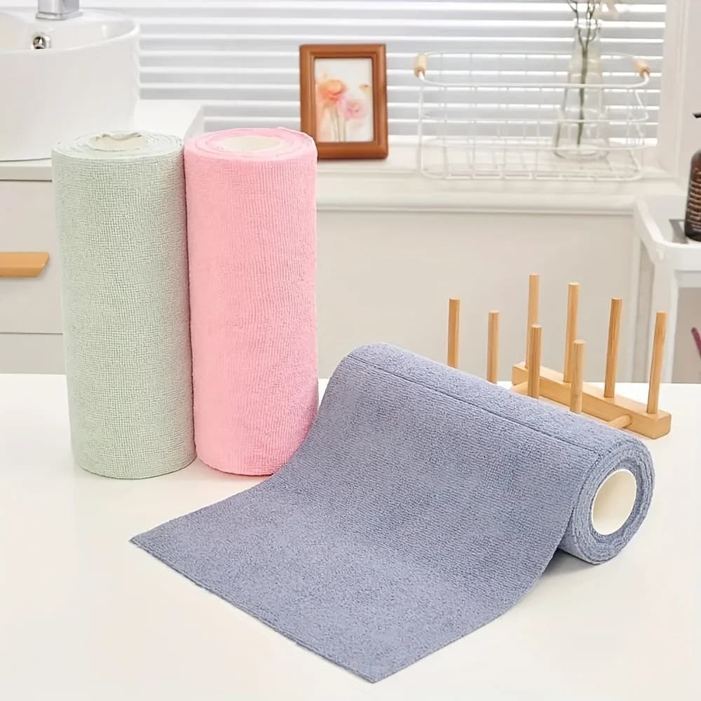 Reusable Microfiber Cleaning Cloths