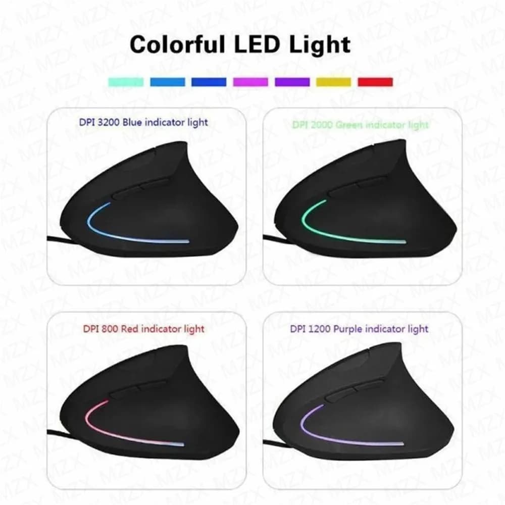 Ergonomic Vertical Optical Mouse