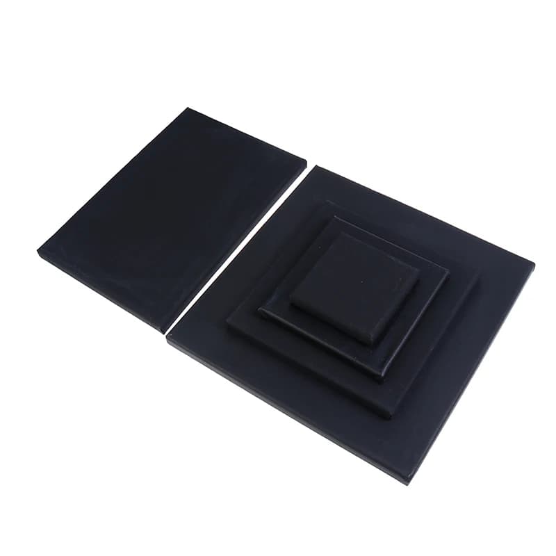Primed Square Canvas Board with Wooden Frame