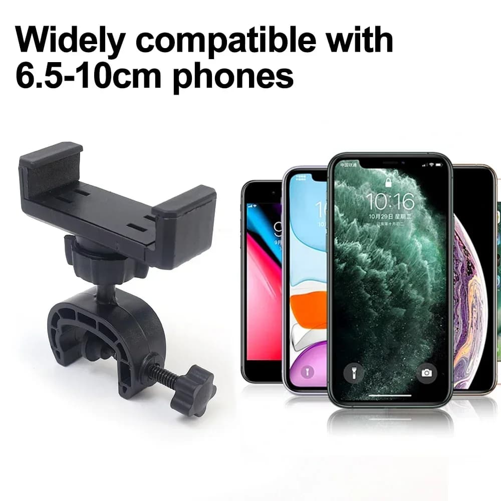 Tripod Phone Bracket Universal Clip-on CellPhone Holder Webcast Fixed Clip Accessories for iPhone Samsung Xiaomi
