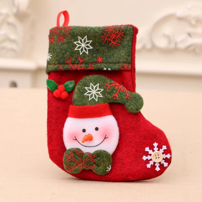 6-Pack 3D Christmas Stockings