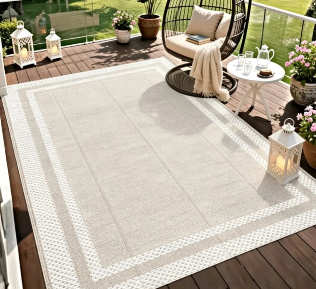 Reversible Woven Outdoor Patio Rug