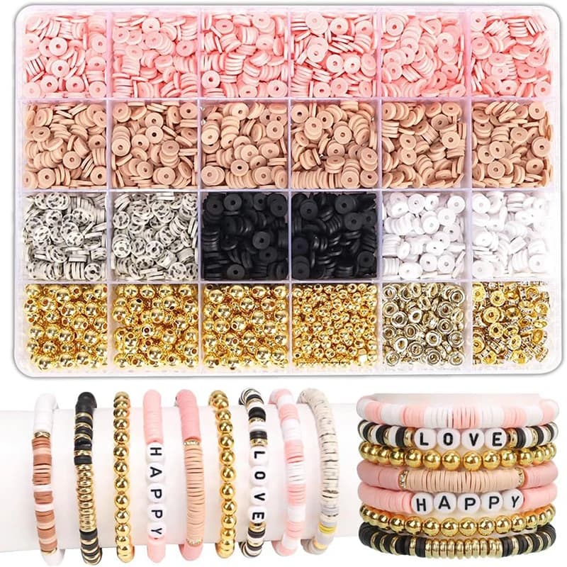 DIY Polymer Clay Beads Bracelet Making Kit