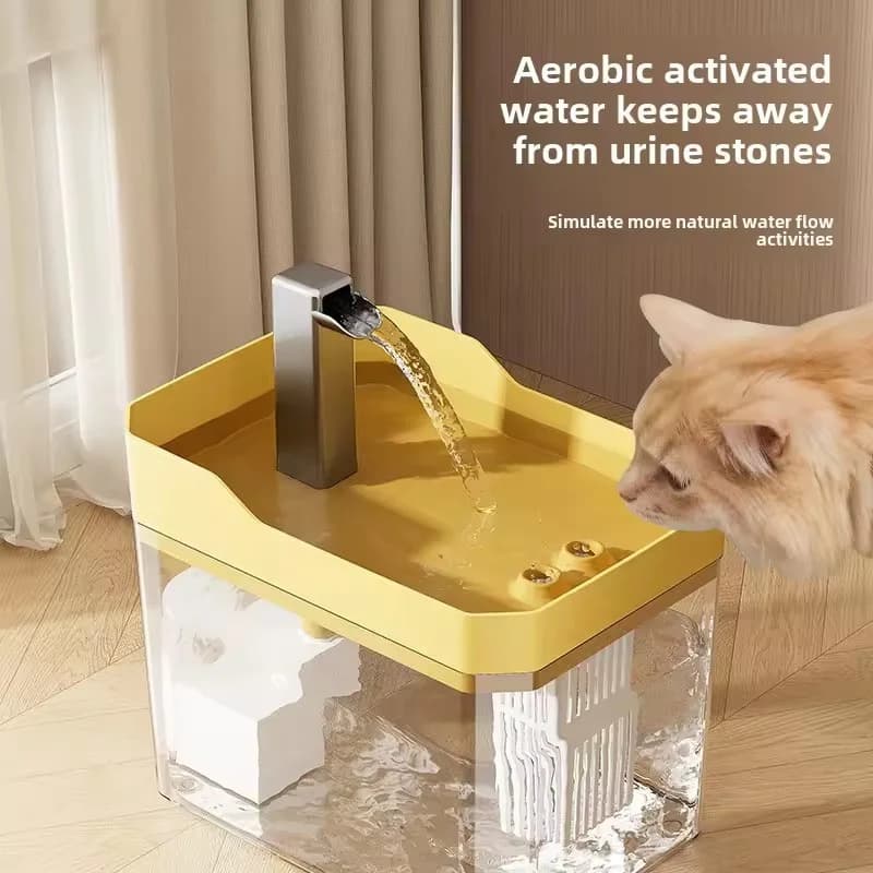Automatic Cat Water Fountain with Filter