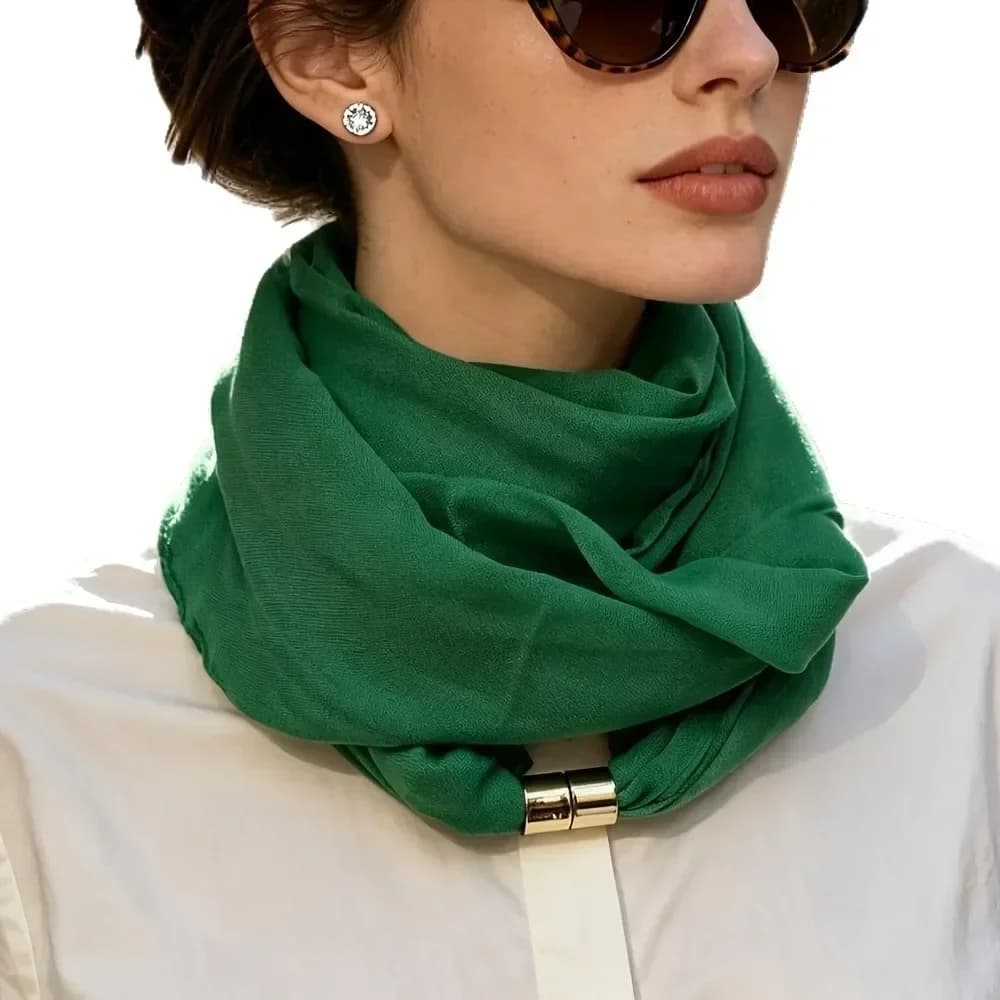 Lightweight Magnetic Clasp Neck Scarf