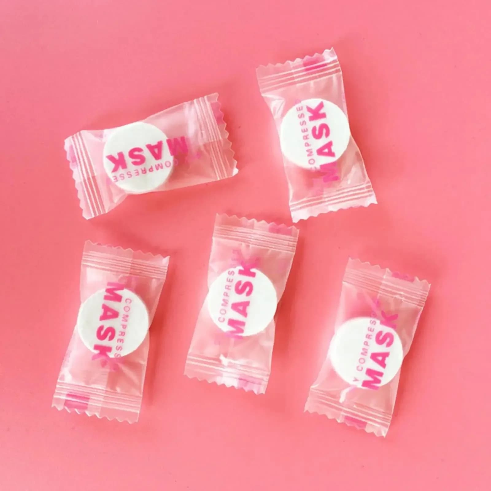 Compressed Nonwoven Face Mask Sheets
