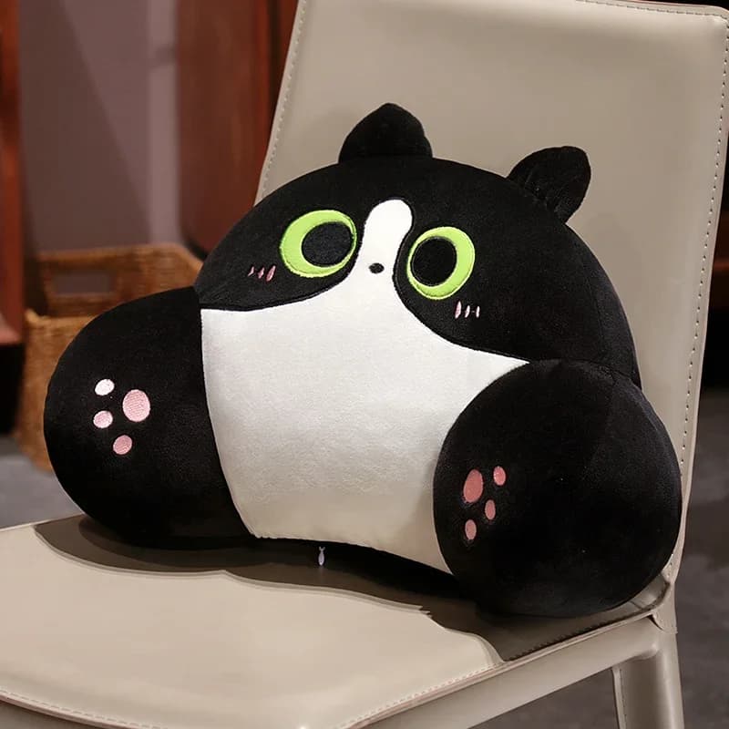 Thickened Cat Back Cushion Lumbar Support Pillow