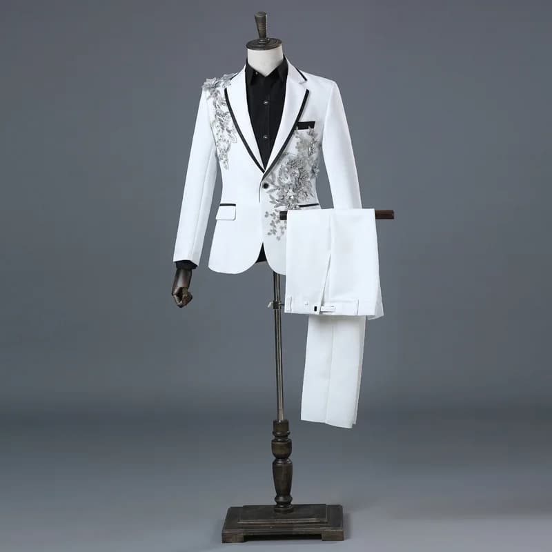 Men's Slim Fit Formal Tuxedo Suit