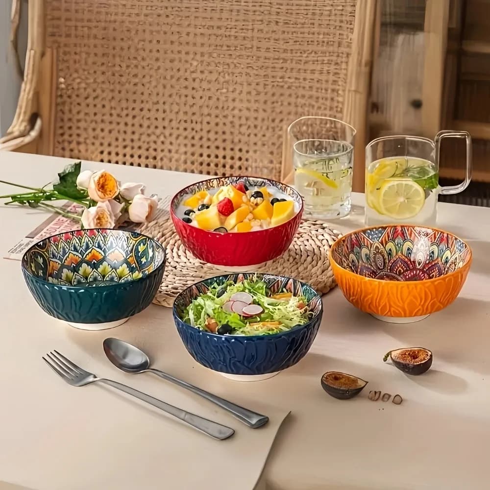 Bohemian Ceramic Bowl