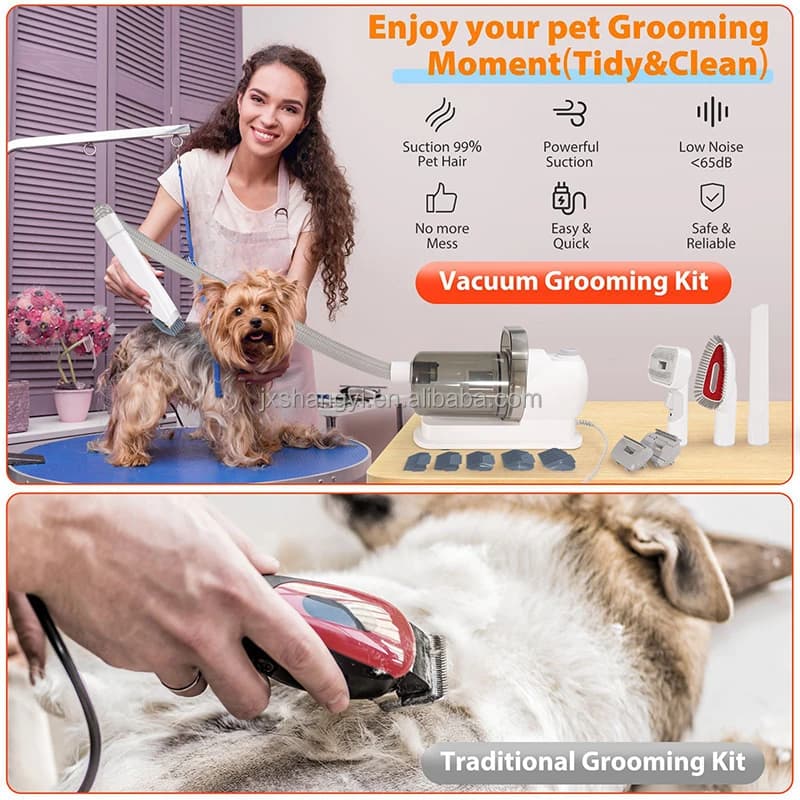 Custom Pet Grooming Supplies Vacuum Products Kit for Dog Cat Pet