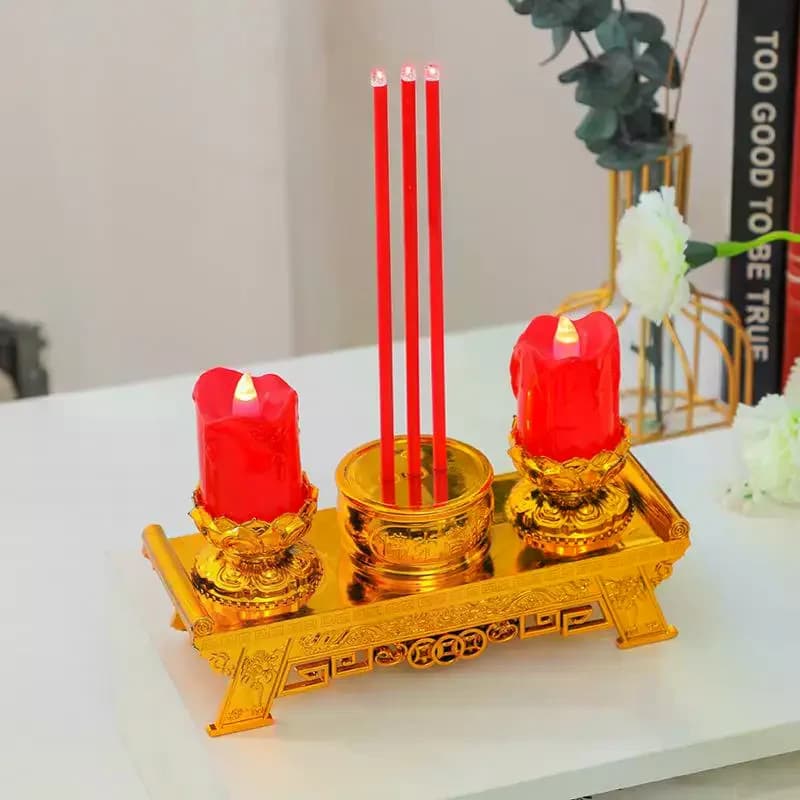 LED Prayer Candle with Swinging Wick