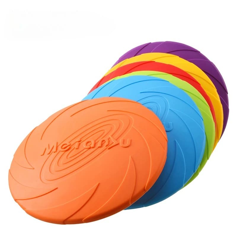 Bite-Resistant Dog Frisbee Toy