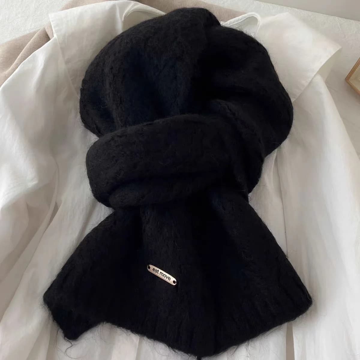 Women's Thickened Knit Winter Scarf