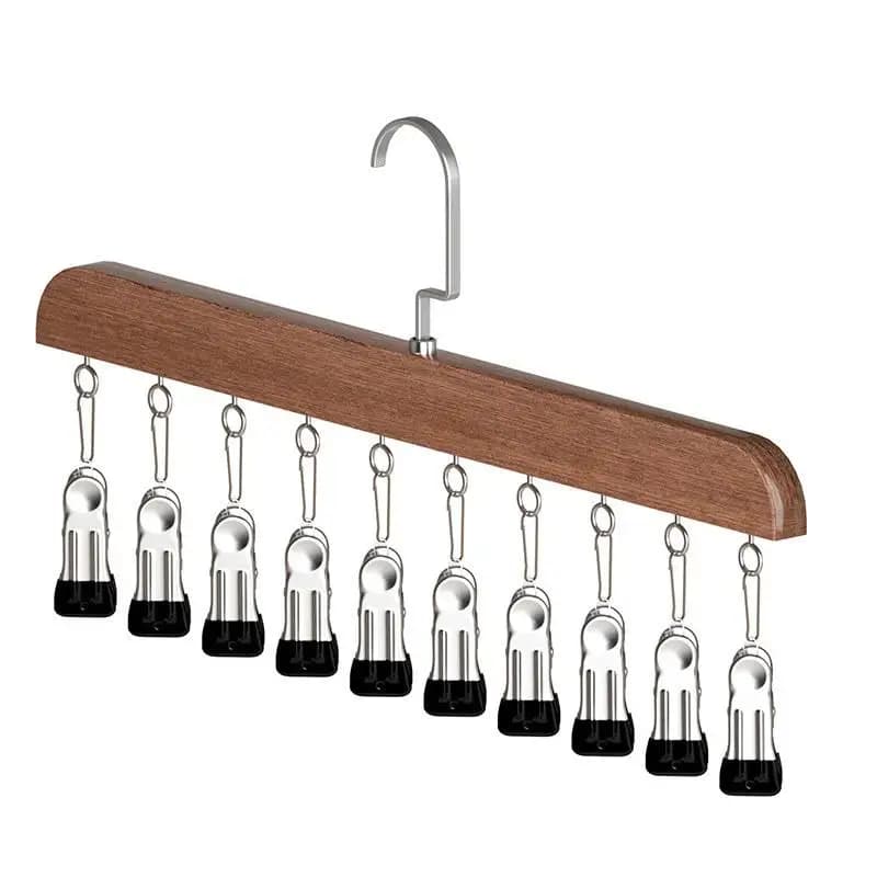 Hanging Closet Organizer with 10 Clips