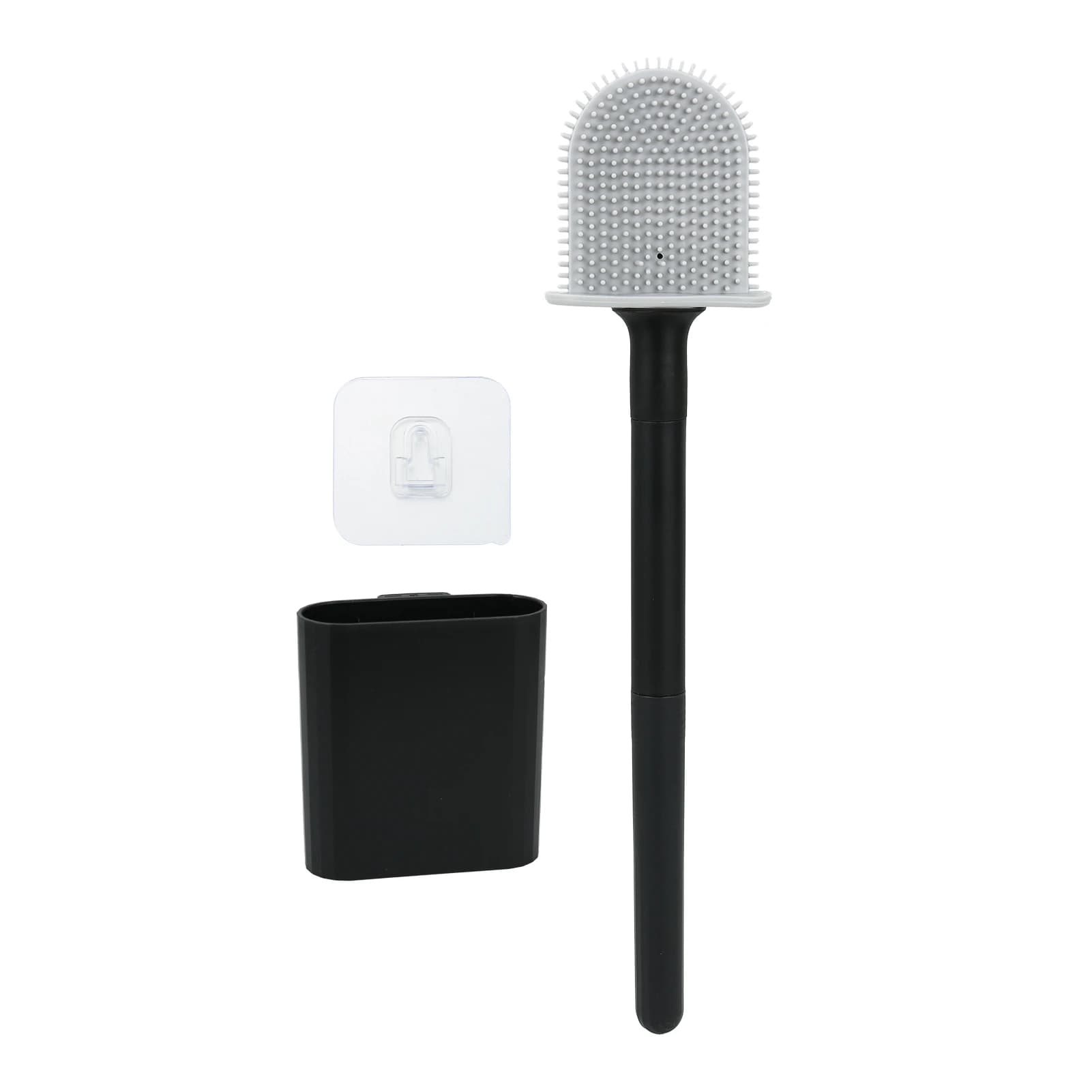 Deep-Cleaning Silicone Toilet Bowl Brush